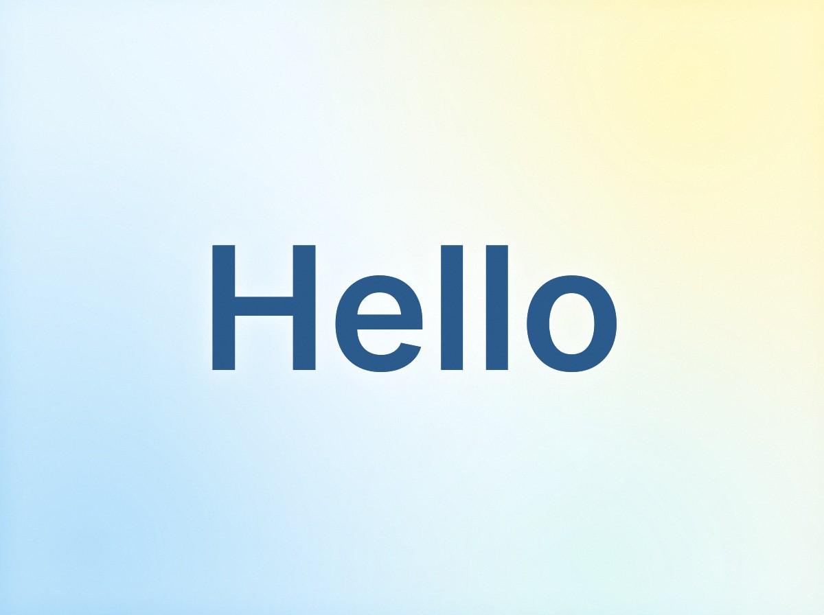A Hello From a Friend